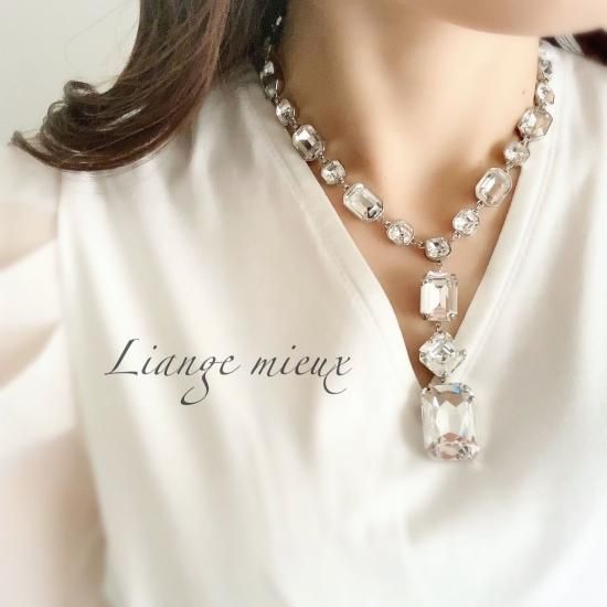 スワロフスキー　ネックレス　ビッグショー スワロフスキー ネックレス ビッグショー