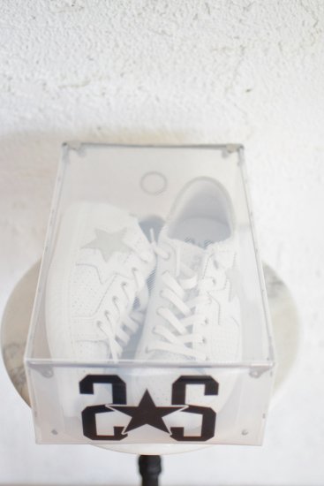 ２☆STAR』(ツースター) Italy made「SNEAKER LOW WHITE-ICE」パンチド