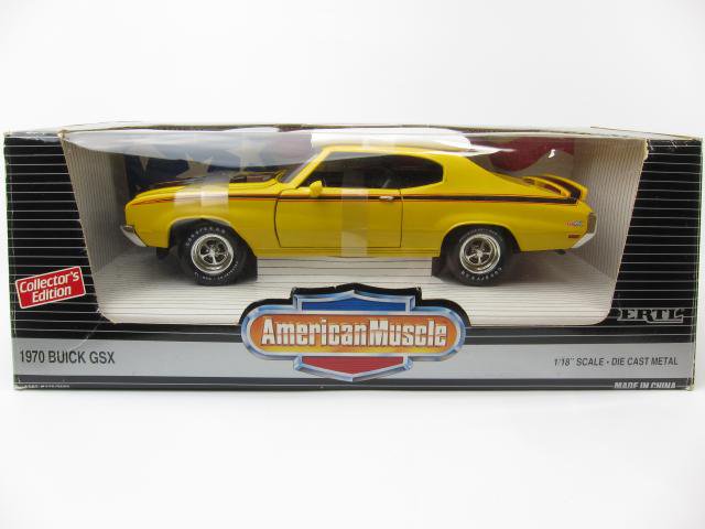 絶版品 ERTL アーテル 1/18 1970 BUICK ビュイック GSX STAGE1 SATURN YELLOW/BLACK STRIPES  アメ車ミニカー＆US雑貨の通販ショップ ノーブルホビーズ