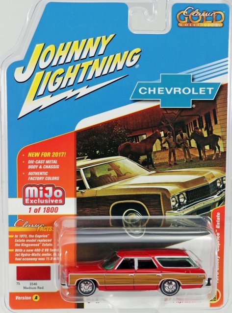 ジョニーライトニング MIJO EXCLUSIVES 1/64 1973 シボレーカプリス ワゴン レッド アメ車ミニカー＆US雑貨の通販ショップ  ノーブルホビーズ