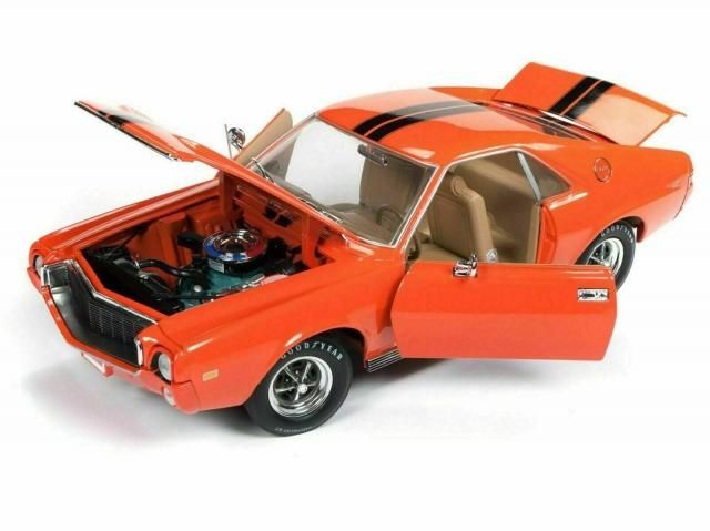 オートワールド 1/18 1969 AMC AMX オレンジ アメ車ミニカー＆US