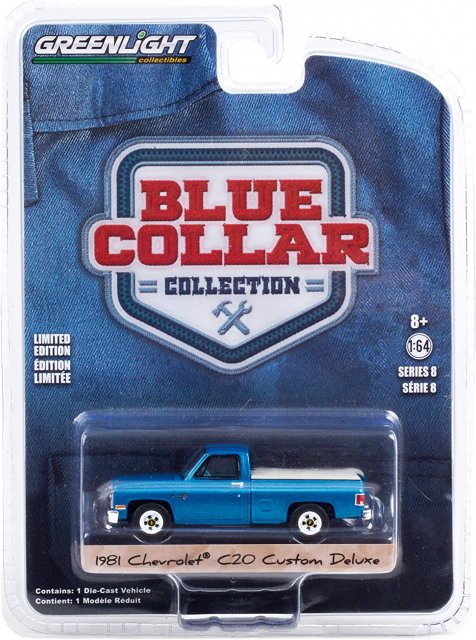 グリーンライト BLUE COLLAR COLLECTION 1/64 1981 シボレー C20 カスタムデラックス  アメ車ミニカー＆US雑貨の通販ショップ ノーブルホビーズ