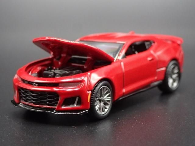 ブランド通販サイト オートワールド 1/64 2018 シボレー カマロ ZL1 レッドホット ミニカー