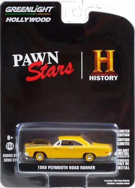 グリーンライト Hollywood 1 64 1969 プリムス ロードランナー Pawn Stars アメ車ミニカー Us雑貨の通販ショップ ノーブルホビーズ