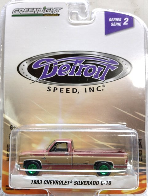 グリーンライト DETROIT SPEED 1/64 1983 シボレー シルバラード C-10