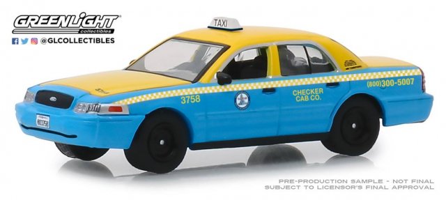 グリーンライト HOBBY EXCLUSIVE 1/64 2011 フォード クラウンビクトリア LA CHECKER CAB  アメ車ミニカー＆US雑貨の通販ショップ ノーブルホビーズ