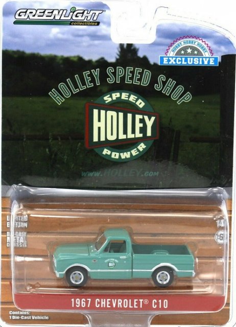 グリーンライト HOBBY EXCLUSIVE 1/64 1967 シボレー C10 HOLLEY SPEED SHOP  アメ車ミニカー＆US雑貨の通販ショップ ノーブルホビーズ