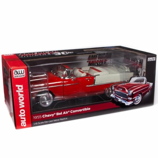 オートワールド 1/18 1955 シボレー ベルエア コンバーチブル