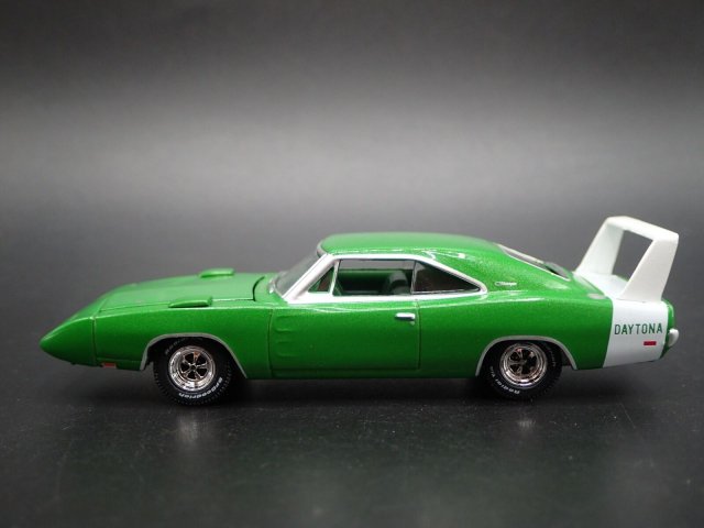 グリーンライト BARRETT JACKSON 1/64 1969 ダッジ チャージャー デイトナ - スプリング グリーン  アメ車ミニカー＆US雑貨の通販ショップ ノーブルホビーズ