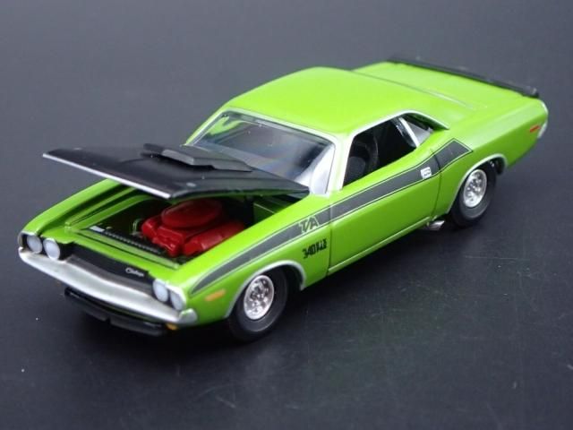1/43 ダッジ チャレンジャー 緑 黒 グリーン ブラック Dodge