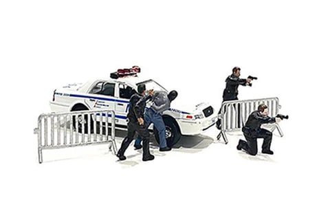 アメリカンジオラマ Mijo 1/64 フィギュア POLICE LINE アメ車ミニカー＆US雑貨の通販ショップ ノーブルホビーズ