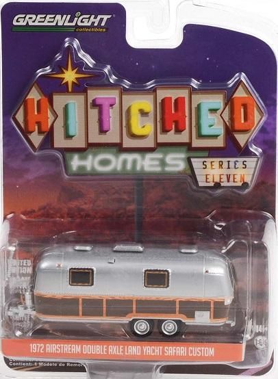 グリーンライト HITCHED HOMES 1/64 1972 エアストリーム ダブル