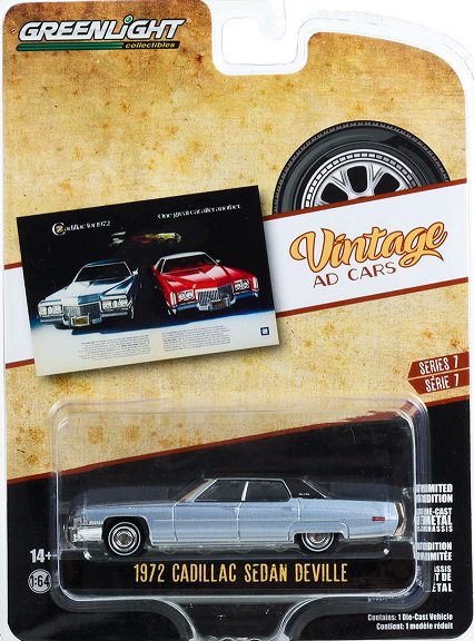 グリーンライト VINTAGE AD CARS 1/64 1972 キャデラック セダン デビル アメ車ミニカー＆US雑貨の通販ショップ  ノーブルホビーズ