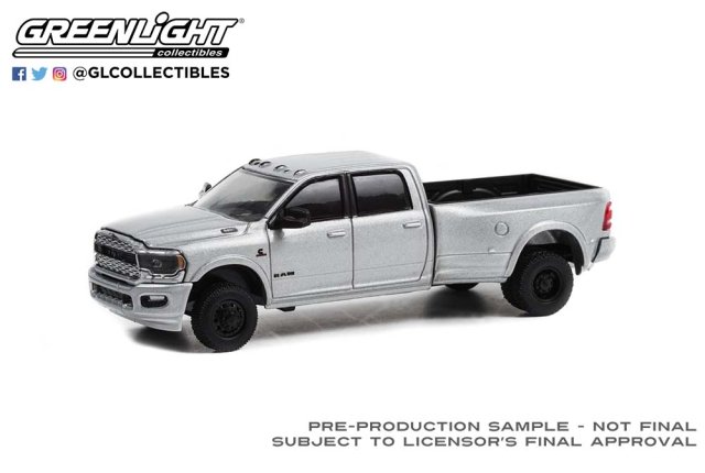 グリーンライト DUALLY DRIVERS 1/64 2021 ダッジ ラム 3500 デューリー - LIMITED NIGHT EDITION  - BILLET SILVER アメ車ミニカー＆US雑貨の通販ショップ ノーブルホビーズ