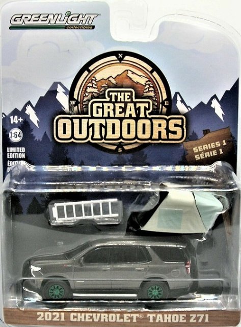 グリーンライト THE GREAT OUTDOORS 1/64 2021 シボレー タホ Z/71 