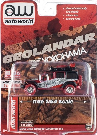 オートワールド Mijo 1/64 2018 JEEP/ジープ ルビコン アンリミテッド