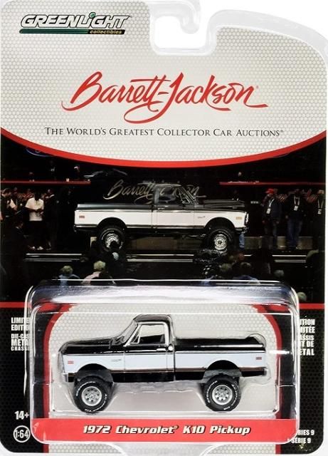 グリーンライト BARRETT-JACKSON 1/64 1972 シボレー K10 4x4