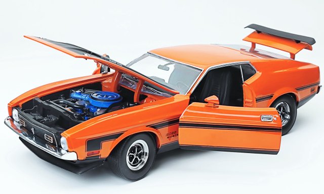 SUNSTAR サンスター 1/18 1971 フォード マスタング BOSS 351 - Calypso Coral 