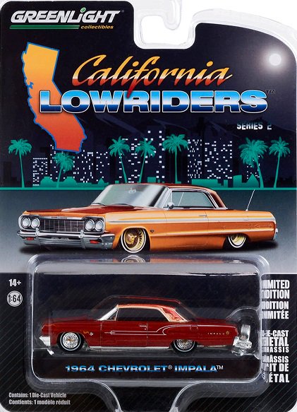 グリーンライト CALIFORNIA LOWRIDERS 1/64 1964 シボレー