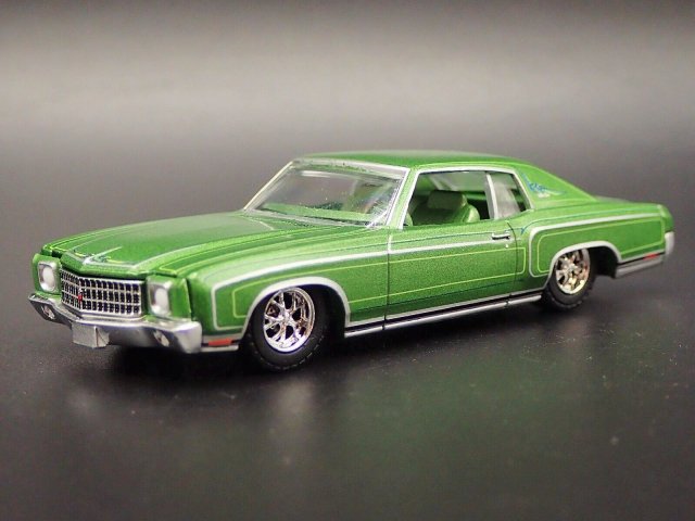 グリーンライト CALIFORNIA LOWRIDERS 1/64 1970 シボレー モンテカルロ - GREEN ノーブルホビーズ  アメ車ミニカー＆US雑貨の通販ショップ