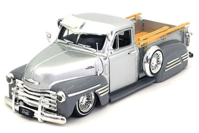 ジェイダトイズ Mijo STREET LOW 1/24 1951 シボレー ピックアップ SILVER/GREY ノーブルホビーズ　 アメ車ミニカー＆US雑貨の通販ショップ