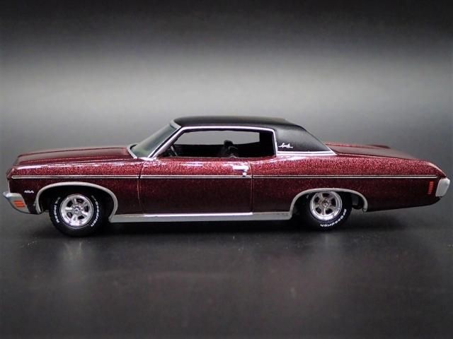 オートワールド 1/64 1970 シボレー インパラ - Black Cherry