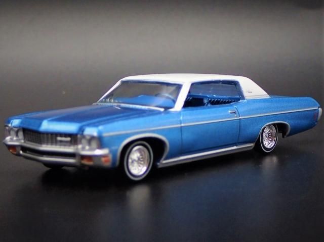 オートワールド 1/64 1970 シボレー インパラ - Astro Blue