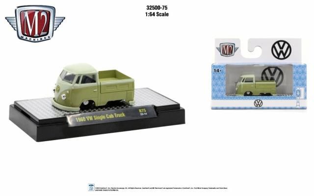 M2マシーン 1960 フォルクスワーゲン・シングルキャブ・トラック M2マシーン 1960 フォルクスワーゲン・シングル・キャブ