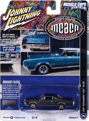 ジョニーライトニング ポンティアック　トランザム'90s Muscle　シルバー ジョニーライトニング 1/64 1974 ポンティアック GTO メカム