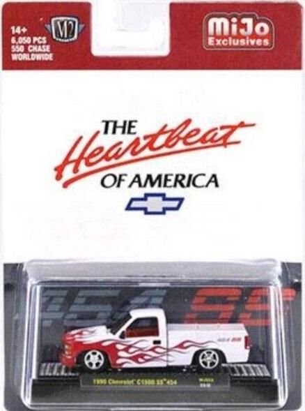 M2 1993 Chevy Silverado C1500 454 SS. Heartbeat. Red. CHASE