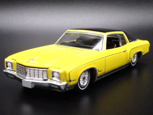 グリーンライト CALIFORNIA LOWRIDERS 1/64 1971 シボレー モンテカルロ SUNFLOWER YELLOW  ノーブルホビーズ アメ車ミニカー＆US雑貨の通販ショップ