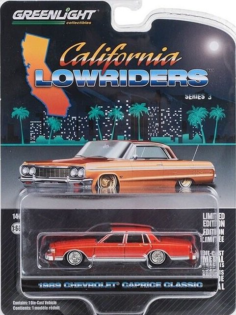 グリーンライト CALIFORNIA LOWRIDERS 1/64 1989 シボレー カプリス 