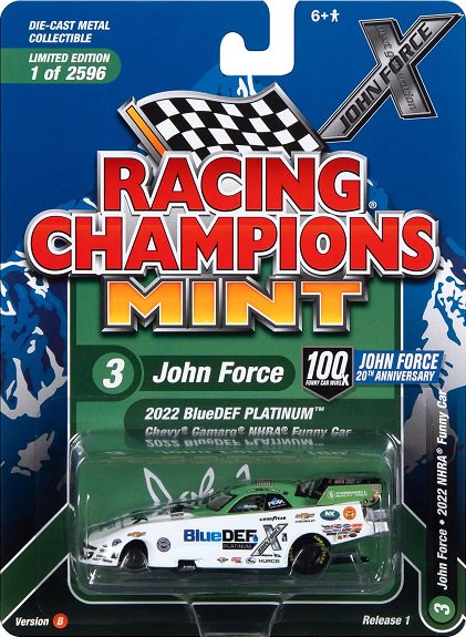 レーシングチャンピオン 1/64 John Force 2022 シボレー カマロ NHRA