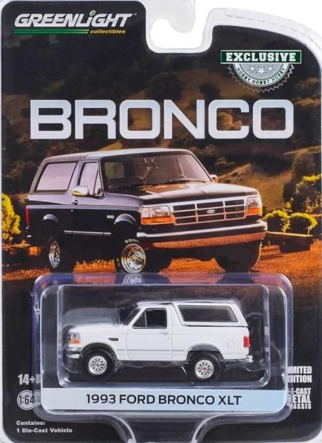 グリーンライト HOBBY EXCLUSIVE 1/64 1993 フォード ブロンコ XLT