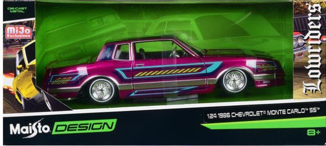 マイスト Mijo LOWRIDERS 1/24 1986 シボレー モンテカルロ SS - PINK ノーブルホビーズ  アメ車ミニカー＆US雑貨の通販ショップ