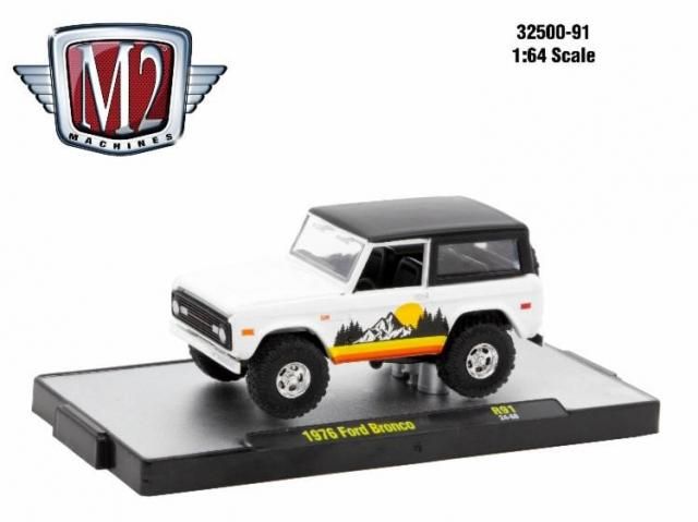 M2マシーン 1976 フォード・ブロンコ M2マシーン AUTO-THENTICS 1/64 1976 フォード ブロンコ ノーブル
