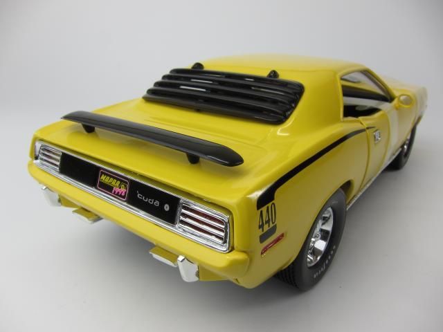 絶版品 ERTL アーテル 1/18 1970 プリムス クーダ 440-6 LEMONTWIST YELLOW 