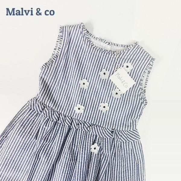 Malviストライプワンピース - お受験・面接 スタイル | 子供服の