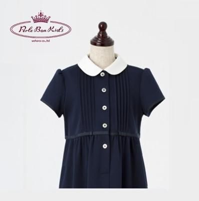 【Nana】Perle Bon Kids  前開きワンピース　120サイズ チュールワンピース キッズワンピース ワンピース[品番