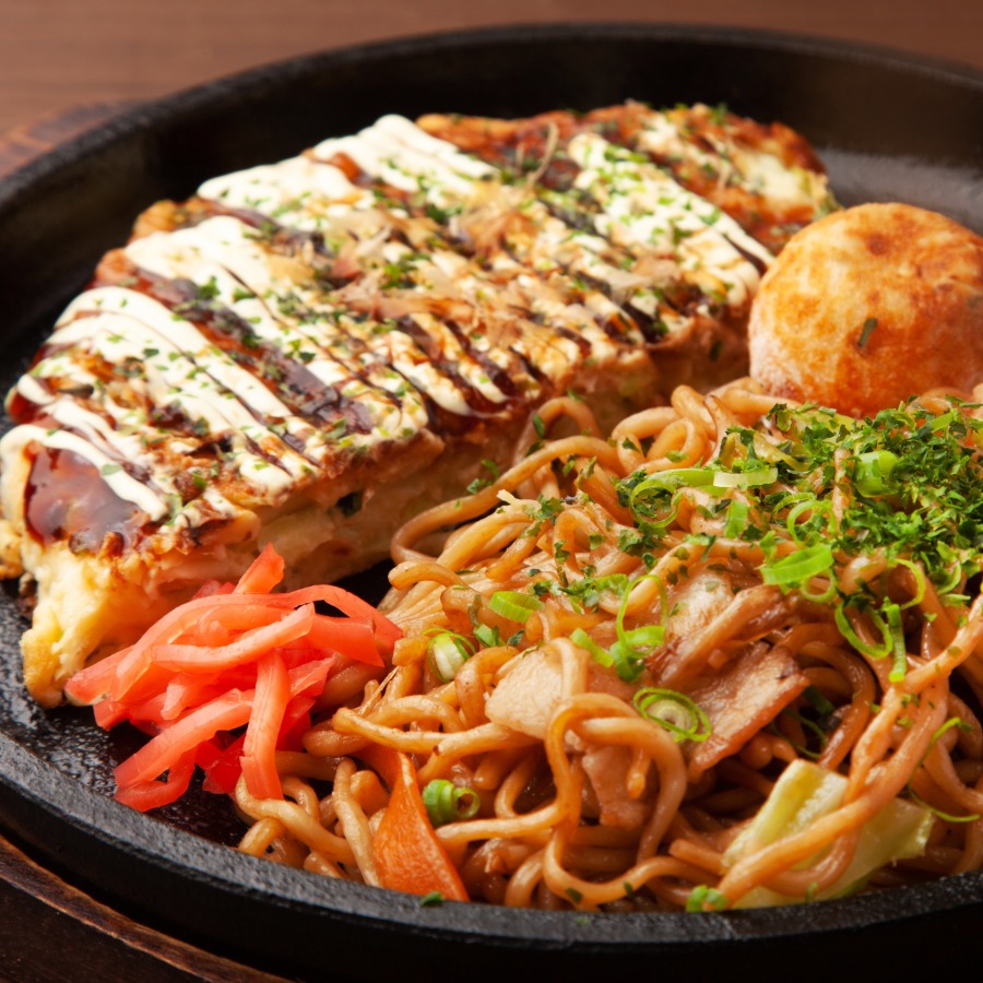 豚バラお好み焼き