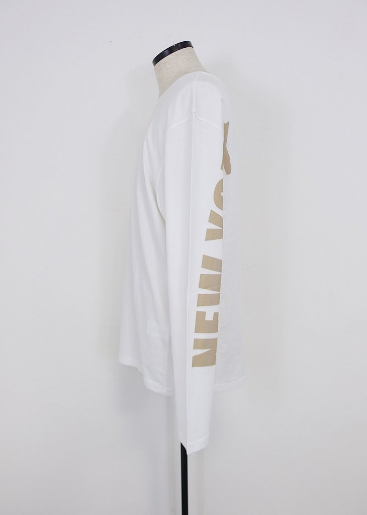 FAITH CONNEXIONフェイスコネクションM18S-FAX-CS04 NEW YORK バックプリントL/S Tシャツ WHITE -  16AOUT COMPLEX 南青山・表参道セレクトショップ〈公式〉