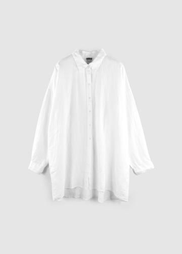<img class='new_mark_img1' src='https://img.shop-pro.jp/img/new/icons8.gif' style='border:none;display:inline;margin:0px;padding:0px;width:auto;' />ꥹƥ󥻥 ɥ ΥL23S-KRS-SH04 "Linen Over Size Shirt" WHITE