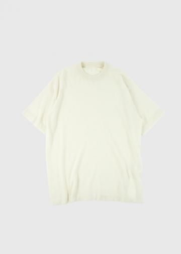 ԥ U24A-PCA-KN02"SHORT SLEEVE KNIT" WHITE