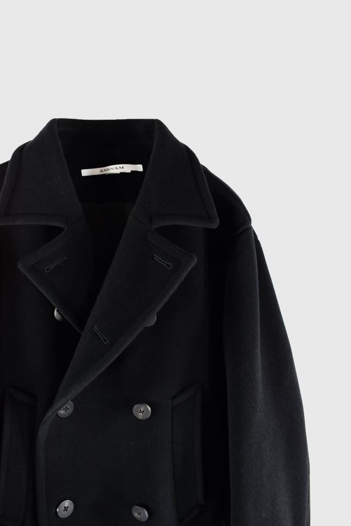 ANSNAM アンスナム ダブルチェスターコート ANSNAM / P-Coat(Navy) | PARK