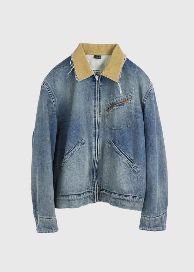 Maison Margiela メゾンマルジェラ　デニムジャケット　36 メゾンマルジェラ | デニムジップジャケット S50AM0636 - 16AOUT