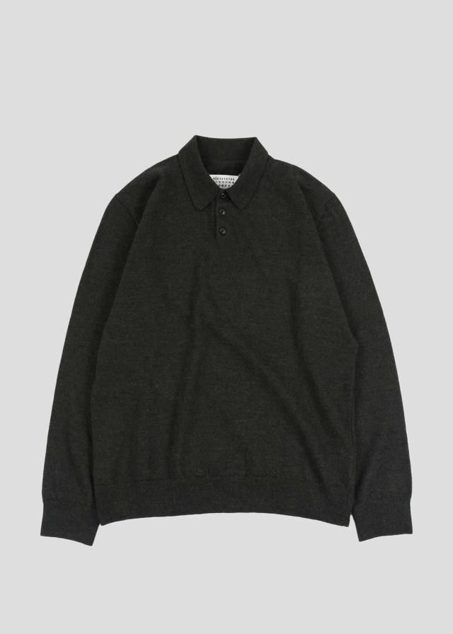 エルボーパッチ ニットポロ|メゾンマルジェラ - 16AOUT COMPLEX 南青山