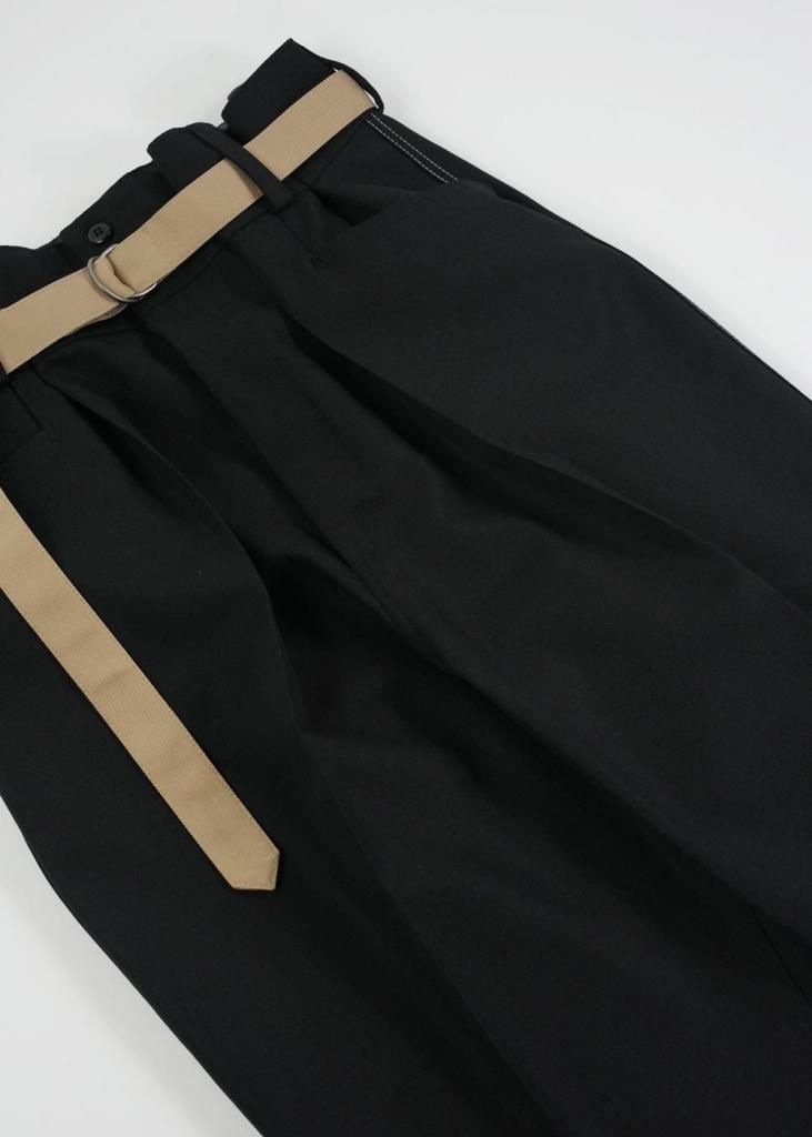 メゾンマルジェラ｜ベルト付ウールパンツ - 16AOUT COMPLEX 南青山