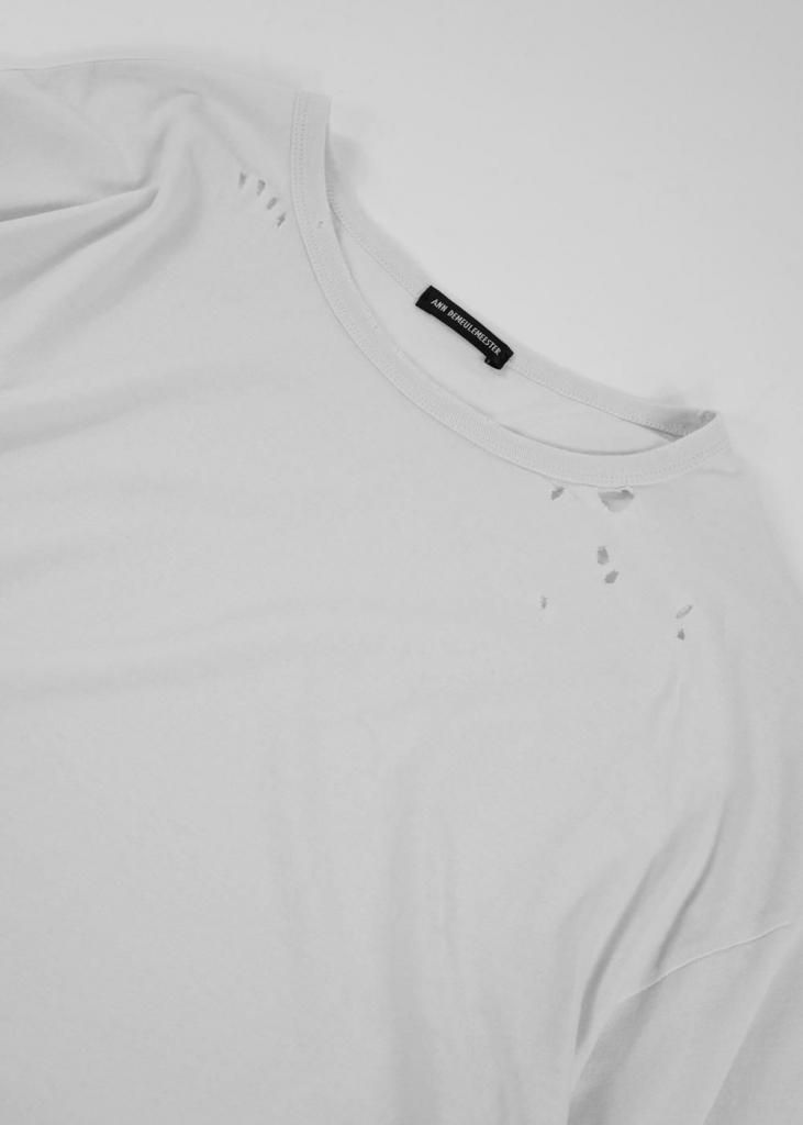 レディース　ANN DEMEULEMEESTERライトグレーTシャツ　36 レディース ANN DEMEULEMEESTERライトグレーTシャツ 36