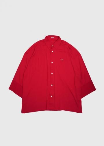 饹 ץ쥹 U25A-GLA-SH05 Viscose Painters Shirt" RED