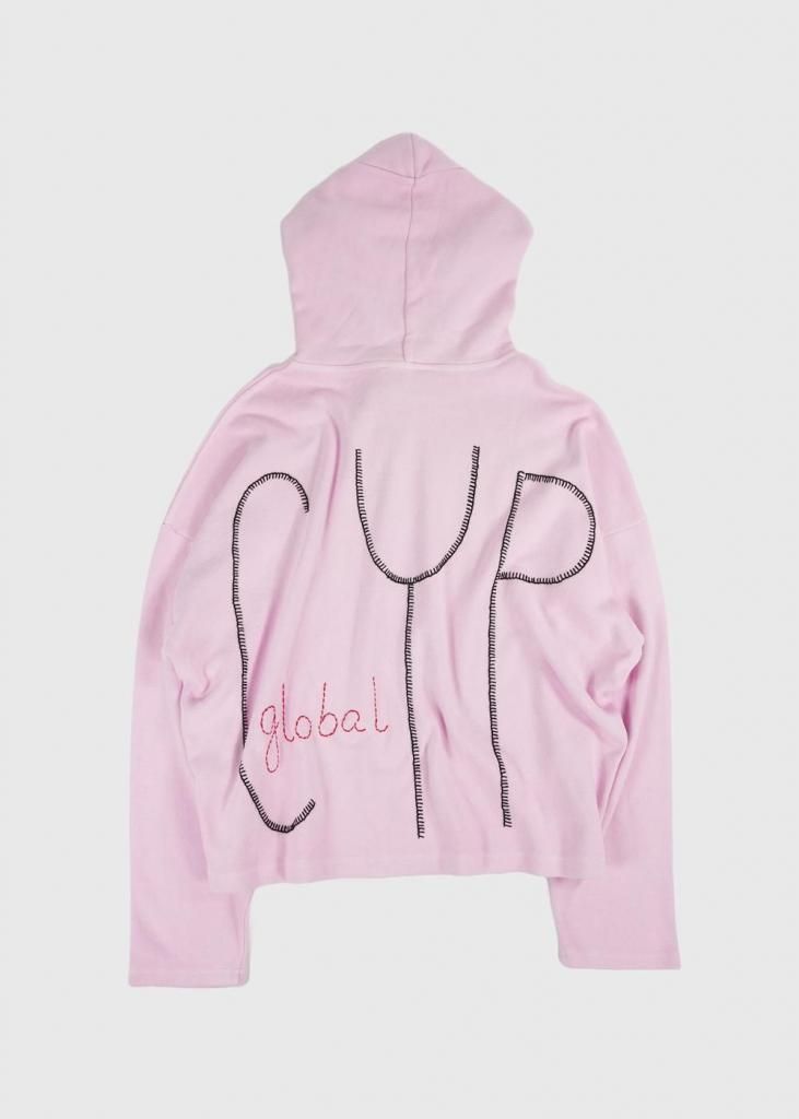 Girls² 24karats ZIP HOODIE ピンク Lサイズ Girls² 24karats ZIP